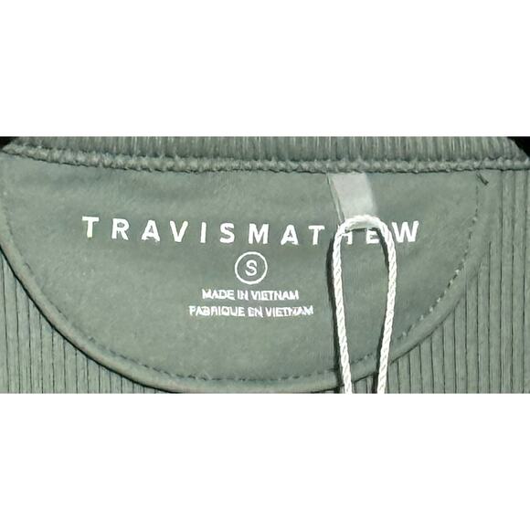 NWT Travis Mathew Sip & Sea Agave Green Size Small White Trim Sleeveless - Picture 3 of 7